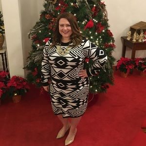 Eloquii Printed Column Skirt in size 18/20